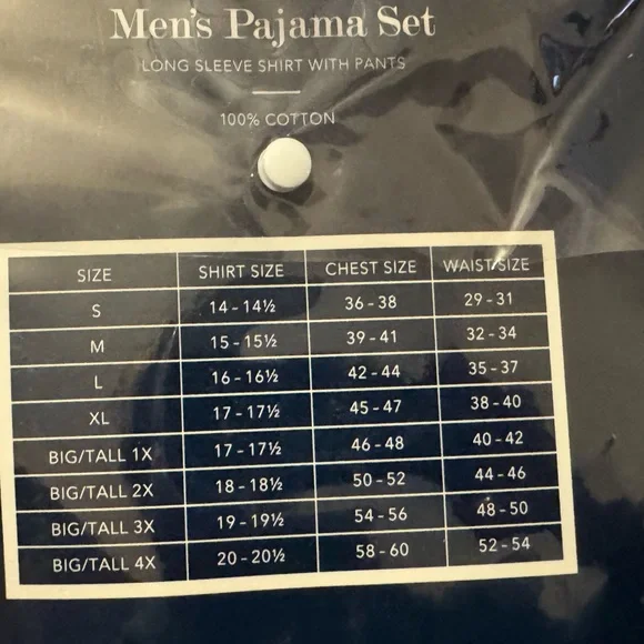 Club Room Men’s Pajama Set 100% Cotton NWT - Picture 5 of 10